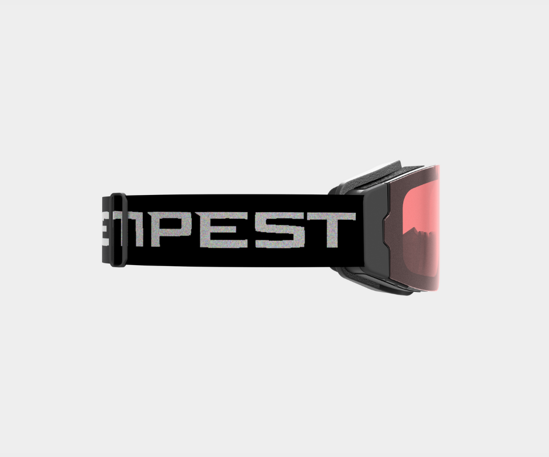 Ski - Rose Lens, Blk/Gray Strap