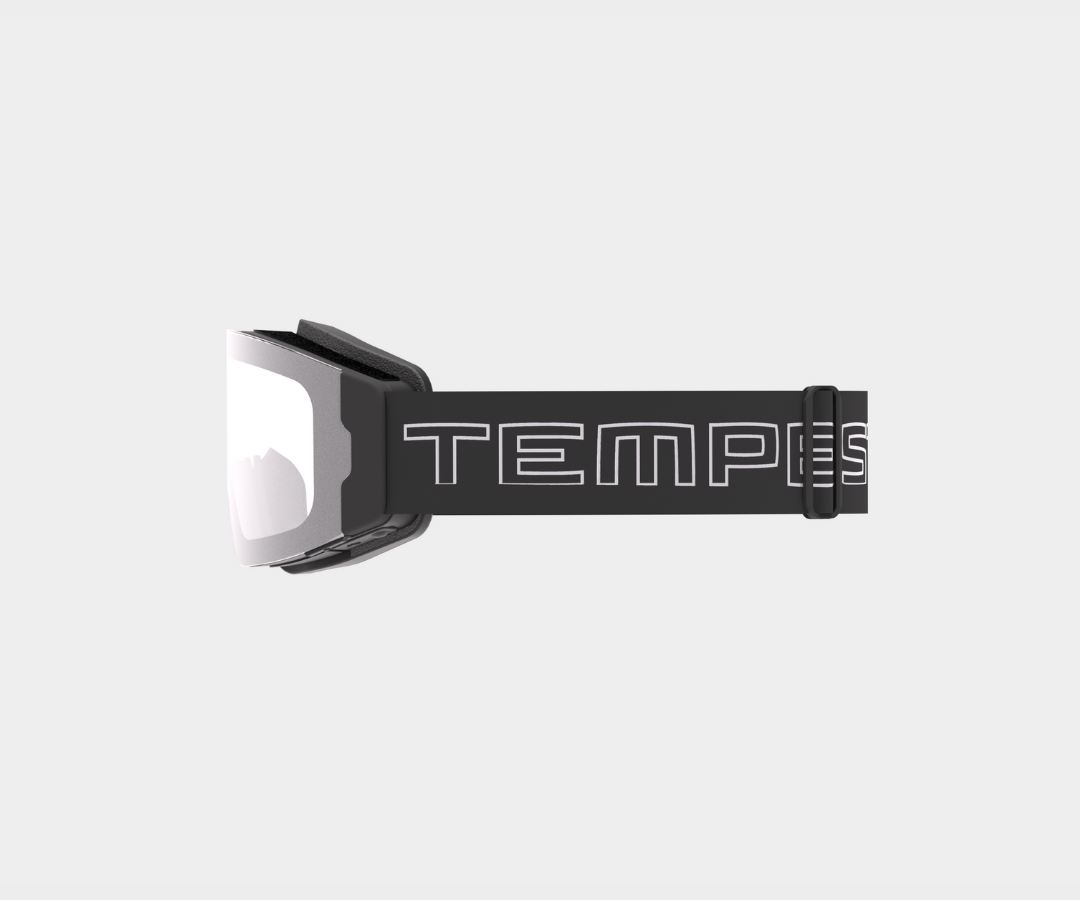 Snowmobile OG - Clear Lens, Blk/Gray Strap