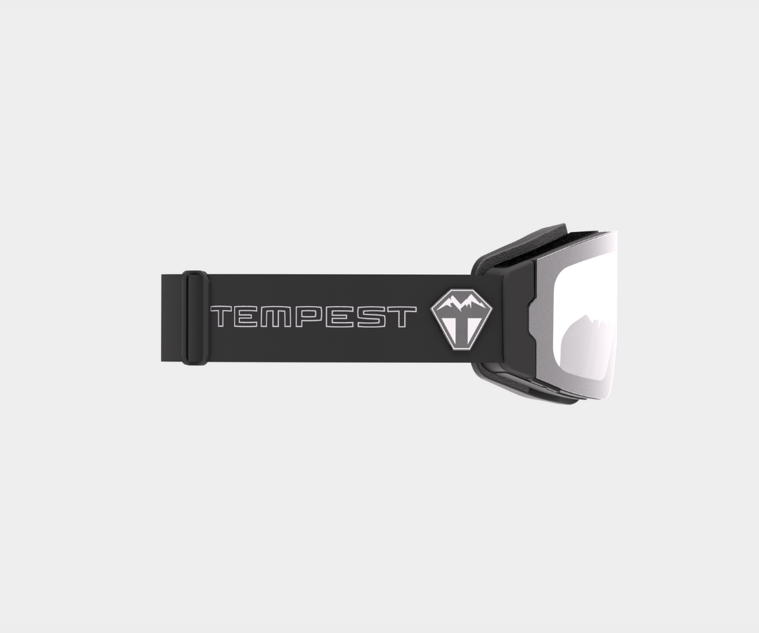 Snowmobile OG - Clear Lens, Blk/Gray Strap