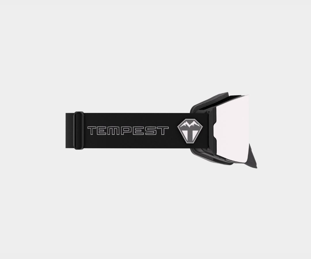 Snowmobile Infinity - Silver Mirror, Blk/Gray Strap