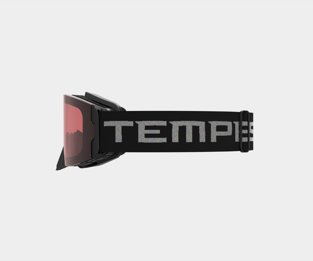 Snowmobile OG - Rose Lens, Blk/Gray Strap