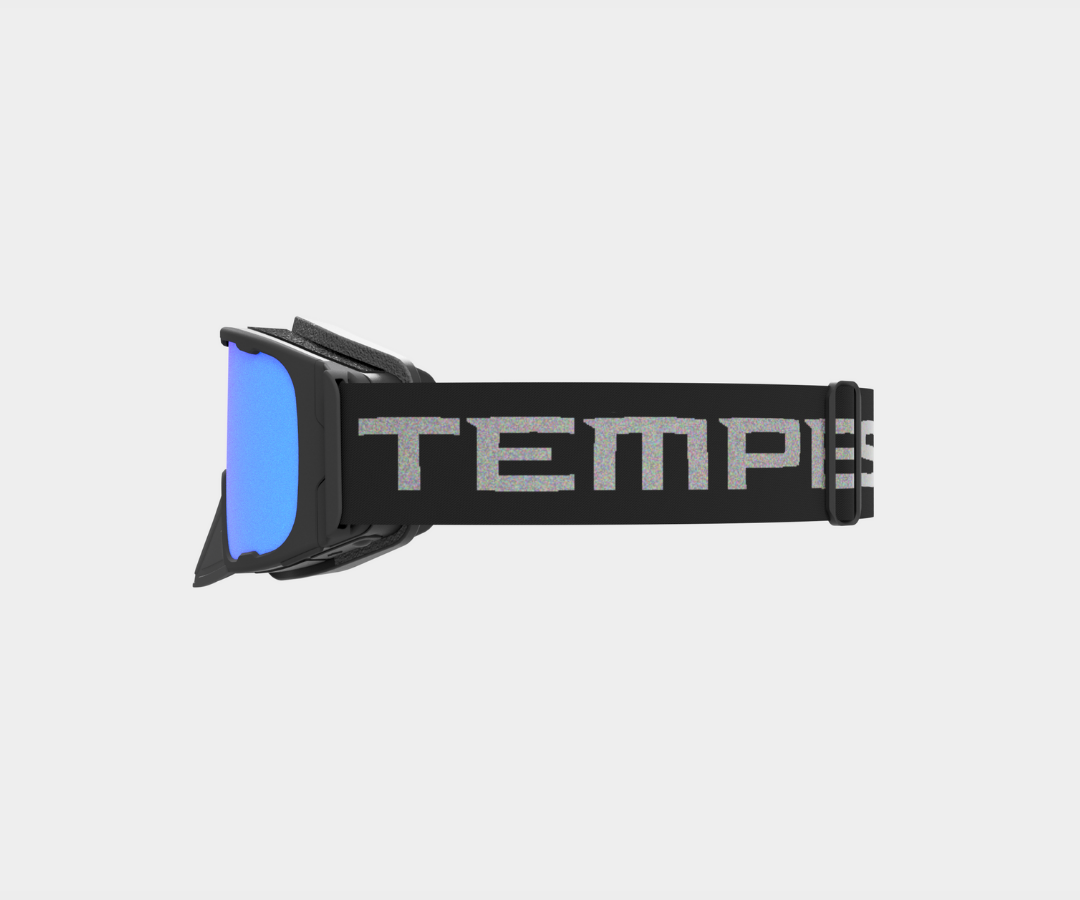 Snowmobile OG - Blue Mirror, Blk/Gray Strap