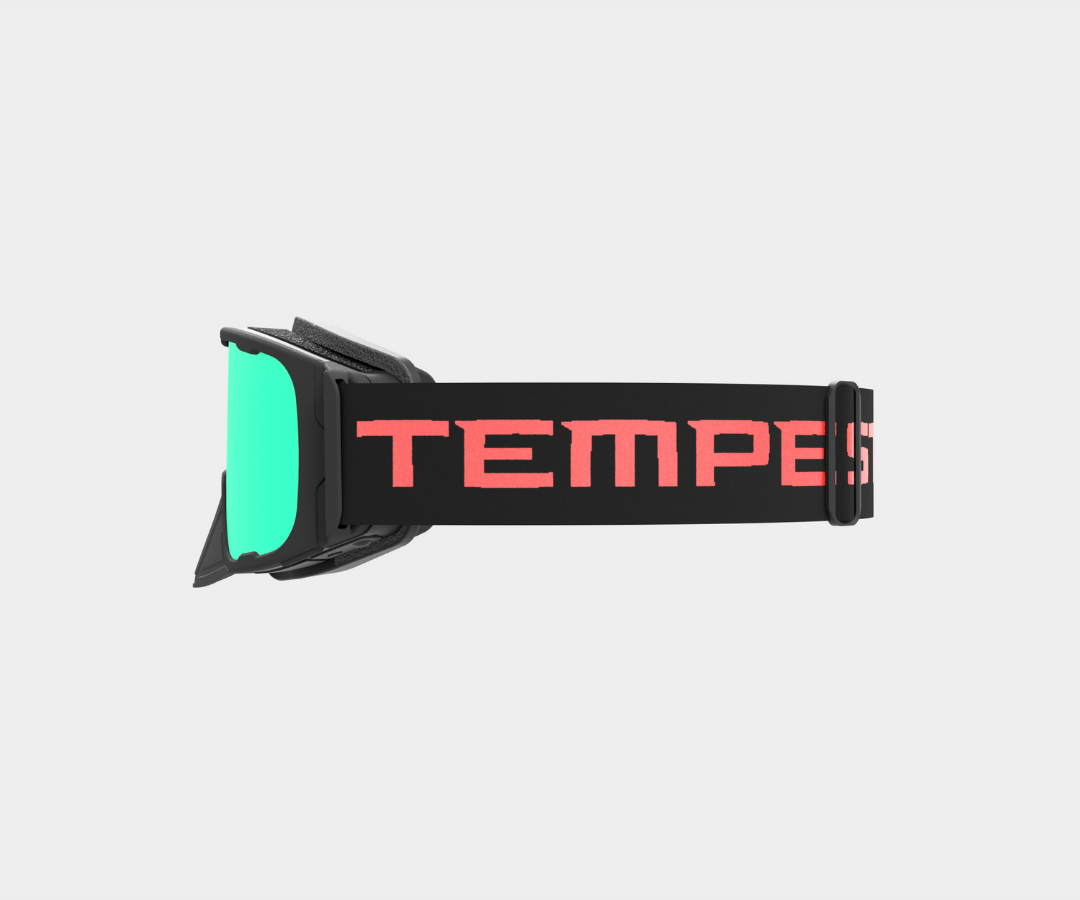 Snowmobile OG - Green Mirror, Blk/Red Strap