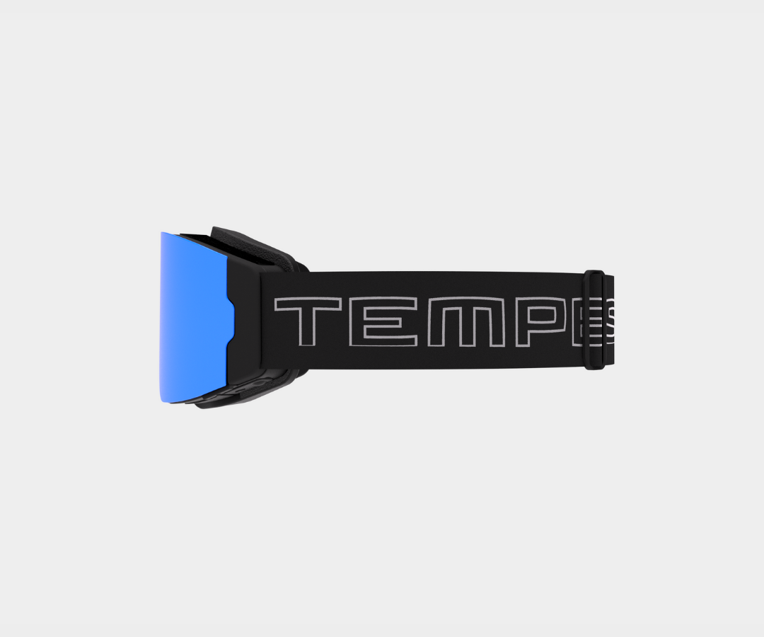 Snowmobile Infinity - Blue Mirror, Blk/Gray Strap