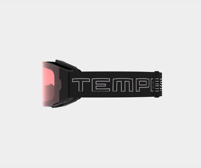 Ski - Rose Lens, Blk/Gray Strap