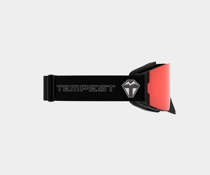 Snowmobile Infinity - Red Mirror, Blk/Gray Strap, Yellow, Clear Bonus Lenses