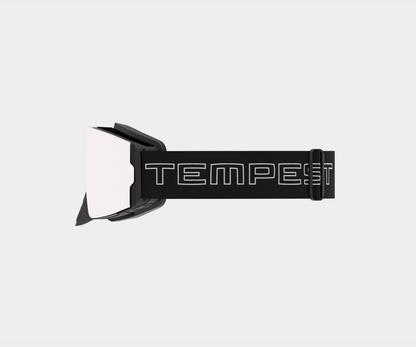 Snowmobile Infinity - Silver Mirror, Blk/Gray Strap,  Yellow and Clear Bonus Lenses