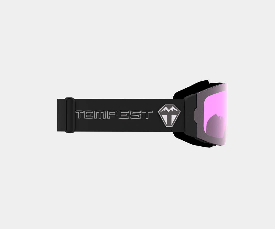 Ski - Magic Magenta Lens, Blk/Gray Strap