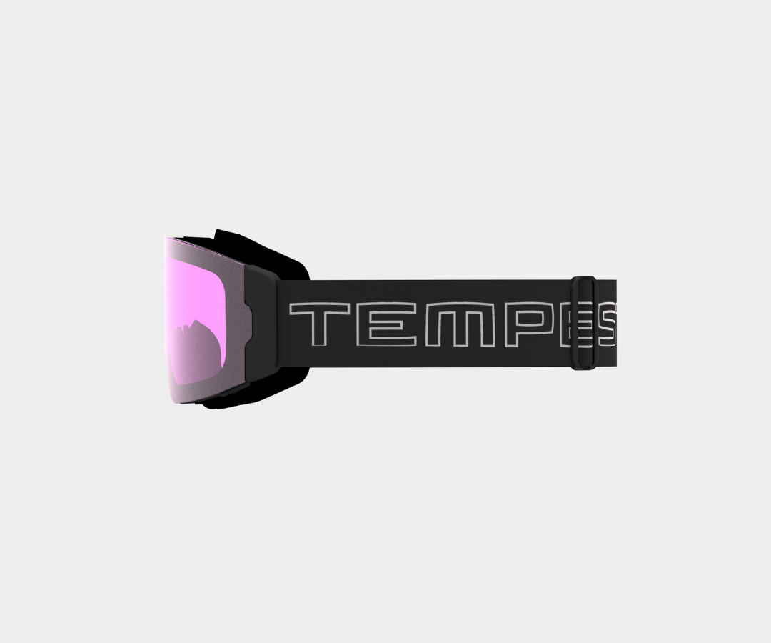 Ski - Magic Magenta Lens, Blk/Gray Strap