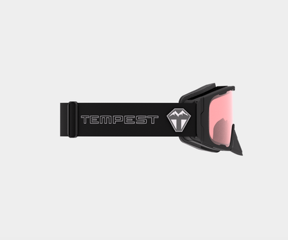Snowmobile OG - Rose Lens, Blk/Gray Strap