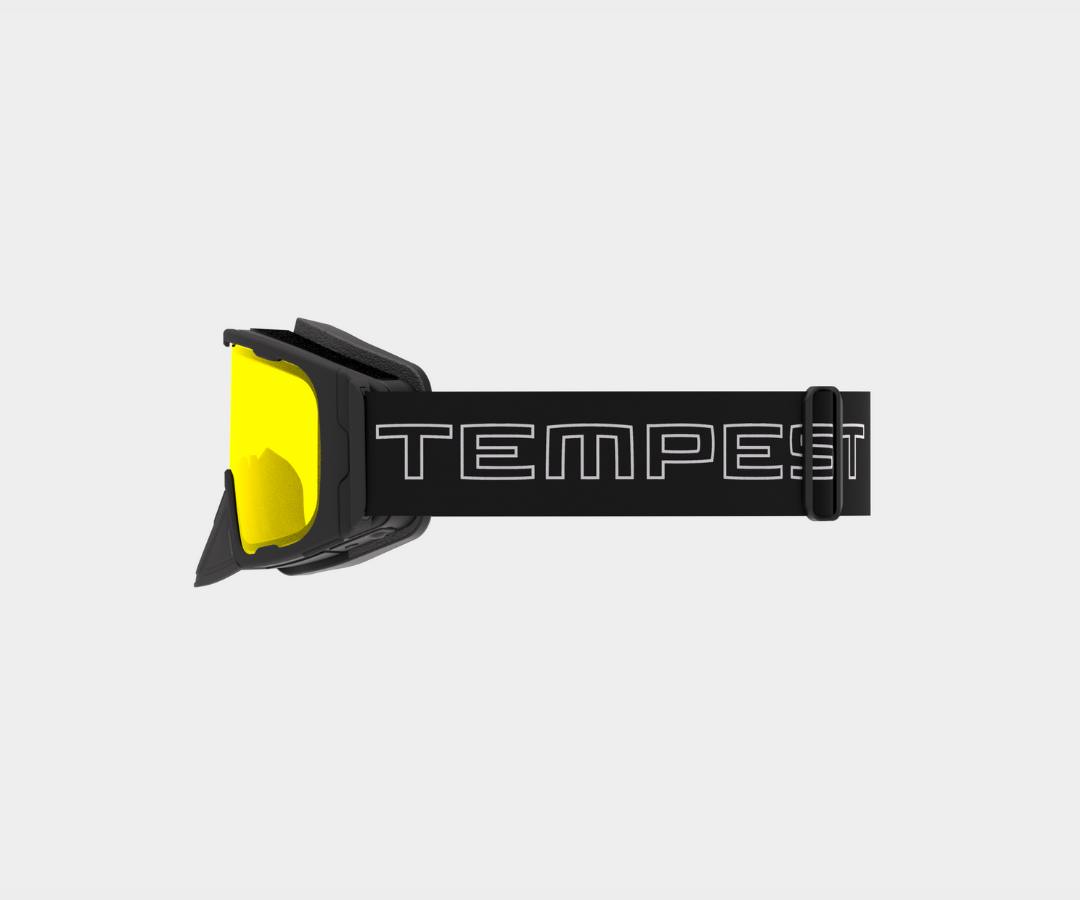 Snowmobile OG - Yellow Lens, Blk/Gray Strap