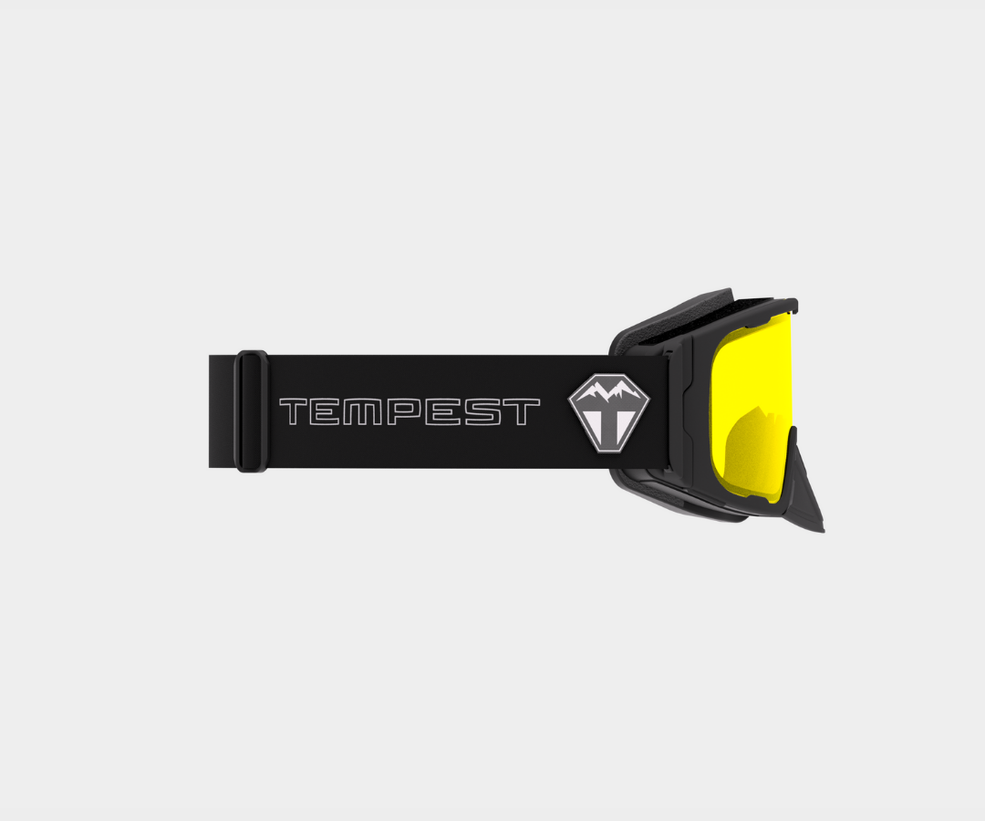Snowmobile OG - Yellow Lens, Blk/Gray Strap