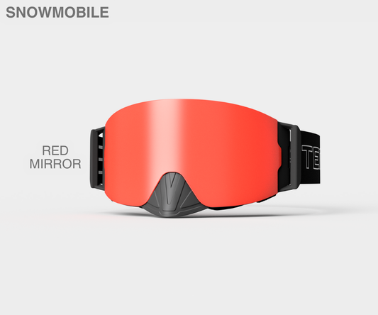 Snowmobile Infinity - Red Mirror, Blk/Gray Strap