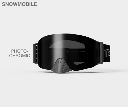 Snowmobile Infinity - Photochromic(Clear to Smoke) Lens, Blk/Gray Strap