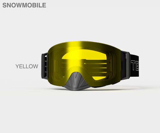 Snowmobile OG - Yellow Lens, Blk/Gray Strap