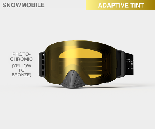 Snowmobile Infinity - Photochromic, Yellow to Bronze Lens, Blk/Gray Strap