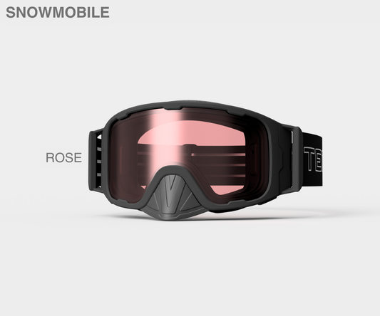 Snowmobile OG - Rose Lens, Blk/Gray Strap