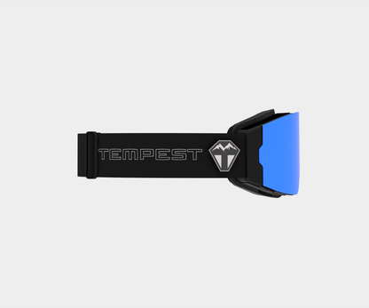 Snowmobile Infinity - Blue Mirror, Blk/Gray Strap