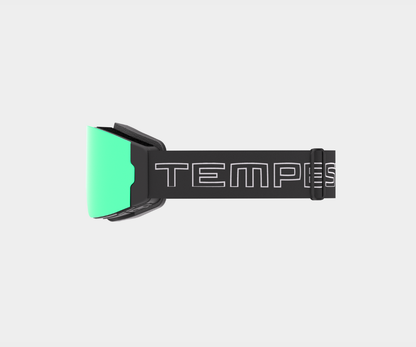 Snowmobile Infinity - Green Mirror, Blk/Gray Strap