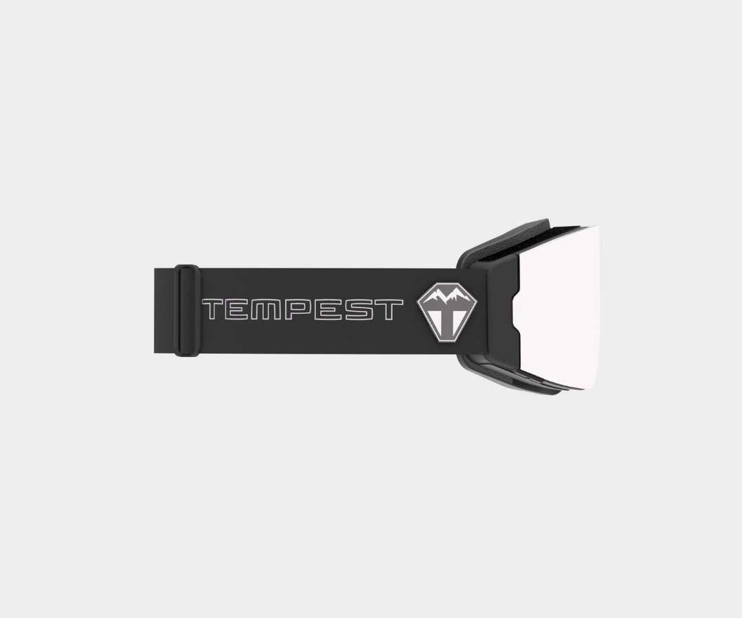 Ski - Silver Mirror, Blk/Gray Strap