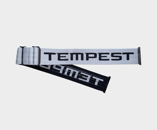 Strap - Grey with Black Lettering